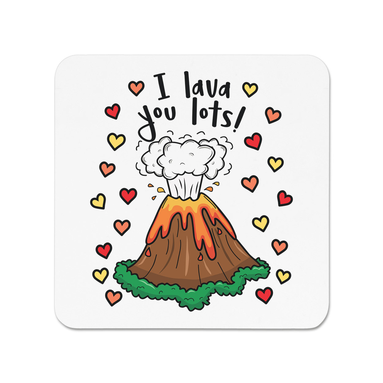 I Lava You Lots Fridge Magnet - Funny Valentines Day Love Girlfriend Love