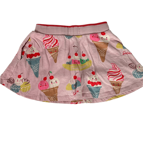 Mini Boden Ice Cream Print Cotton Skort 5-6 - Picture 2 of 7