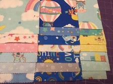 Fabric Flannel Samples-Baby Pastels-20 piece collection