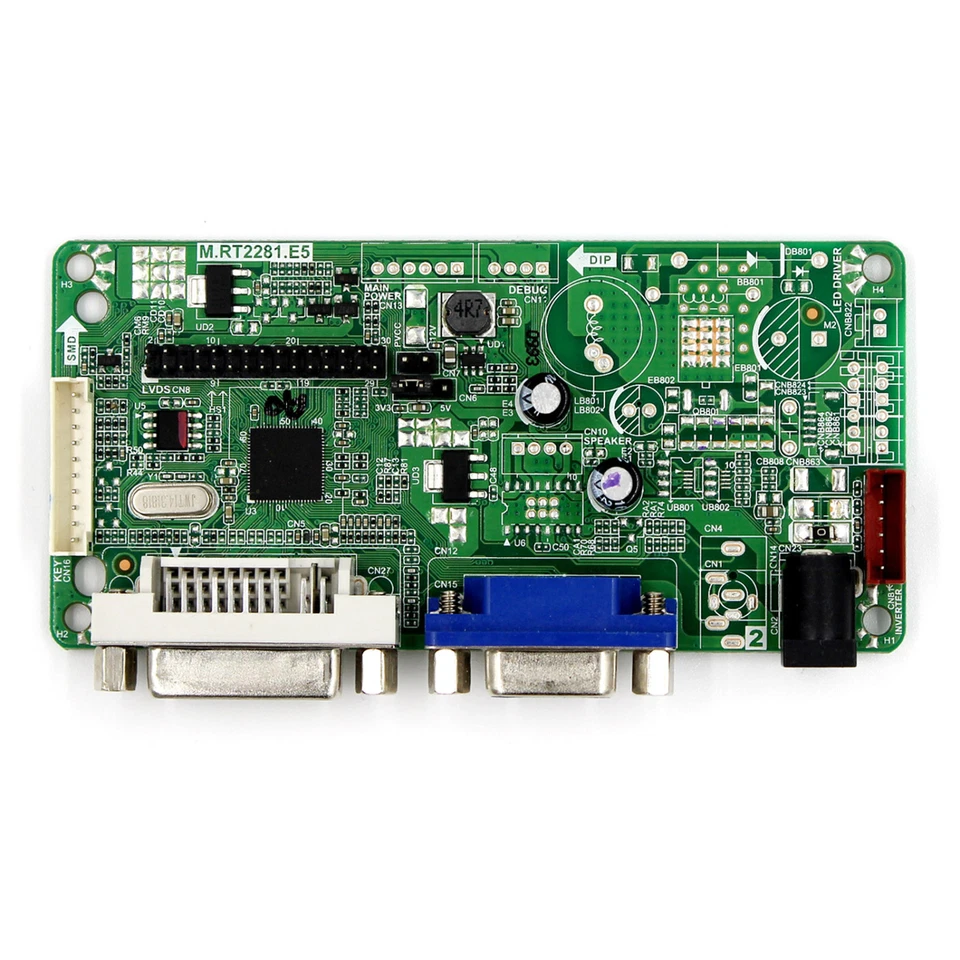 DV VGA LCD Controller Board 10.4" 800x600 LCD Screen Replace G104SN03 V1 LCD - Image 3 of 4