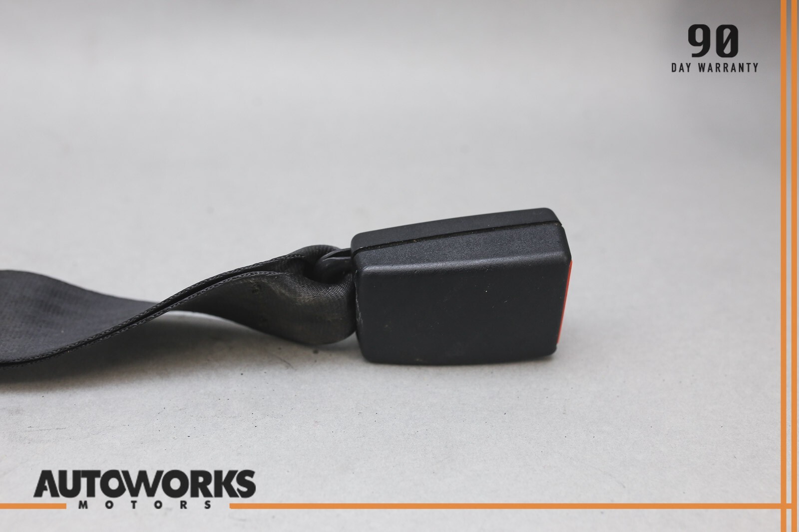 03-13 Maserati Quattroporte M139 Rear Left Side Seat Belt Buckle Black OEM