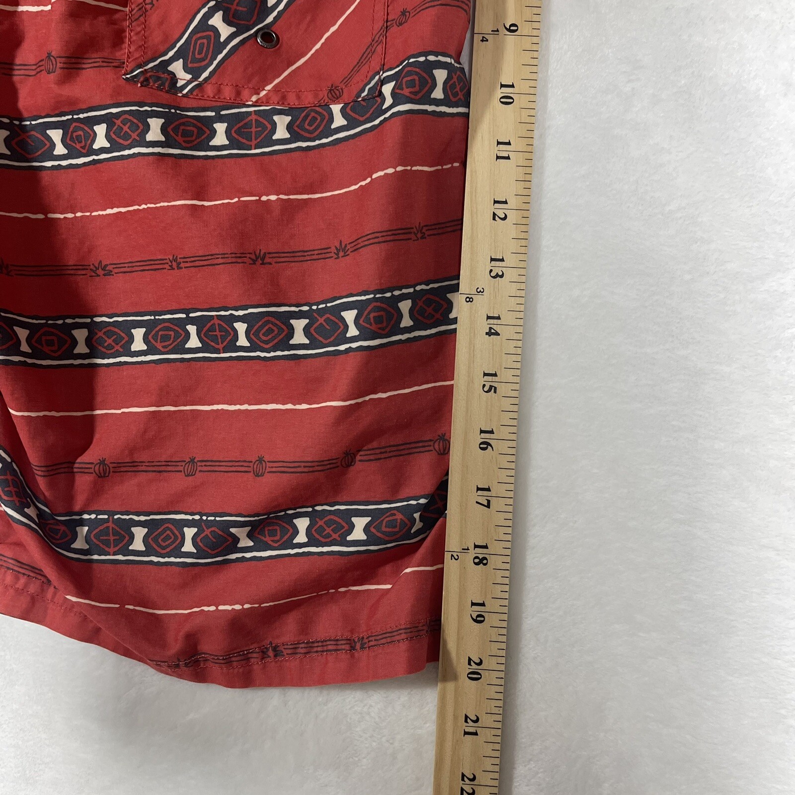 Katin Board Shorts Mens 34 Red Drawstring Swim Surf Beach Stretch