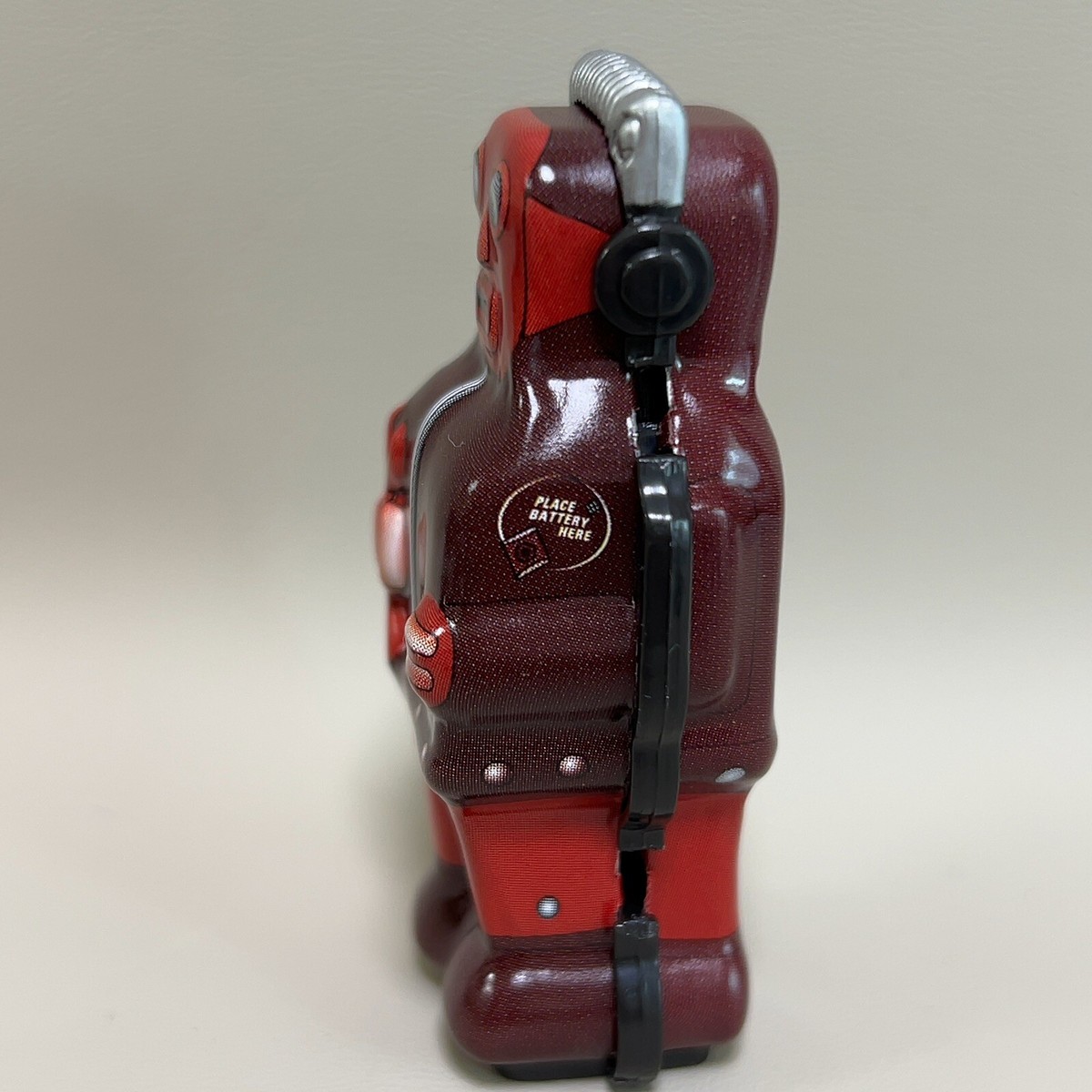 Kitahara Collection Tin Toy Museum Meiji Seika Red Robot Vintage