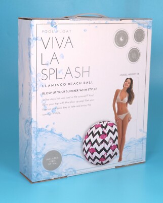 Viva La Splash Flamingo Beach Ball Size: 27'' Diameter