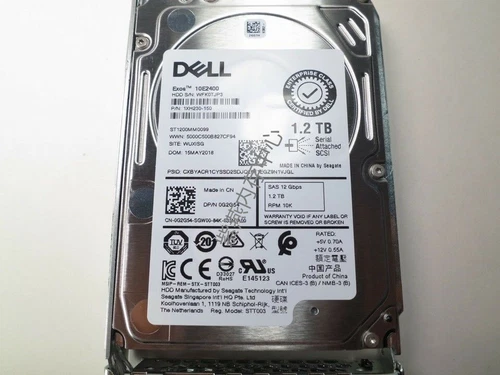 0-HOURS 0G2G54 G2G54 For Dell POWEREDGE 1.2TB 10K RPM 12Gbps 2.5" SAS Hard Drive - Picture 1 of 1