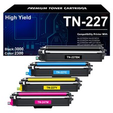 Compatible With Brother TN-227 High-Yield Toner Cartridge TN227 NEW SEALED