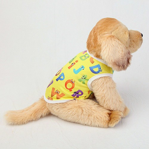 Pet Dog Cat Puppy Clothes Vest Dress Pet Supply T-shirt Apparel For Small Dogs - Picture 92 of 95