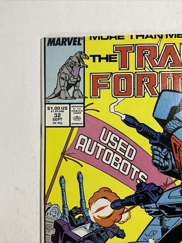Transformers 32 (1987) 9,2 quasi nuovo fumetto Marvel di alta qualità Optimus Prime - Foto 2 di 10