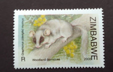 2008 WILDLIFE WOODLAND DORMOUSE VF MNH ZIMBABWE K1