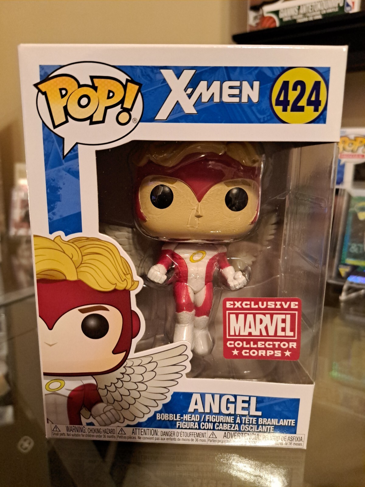 Funko Pop! Marvel #424 Angel Marvel Collector Corps Exclusivo X-Men