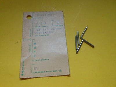 NOS OEM FACTORY KAWASAKI 1973 1974 1975 Z1 PIN QTY5 92043-089 | eBay