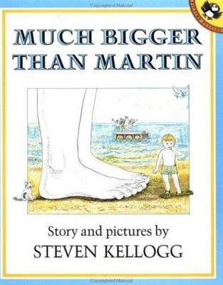 Much Bigger Than Martin; A Pied Piper Book - 9780140546668, Kellogg, paperback