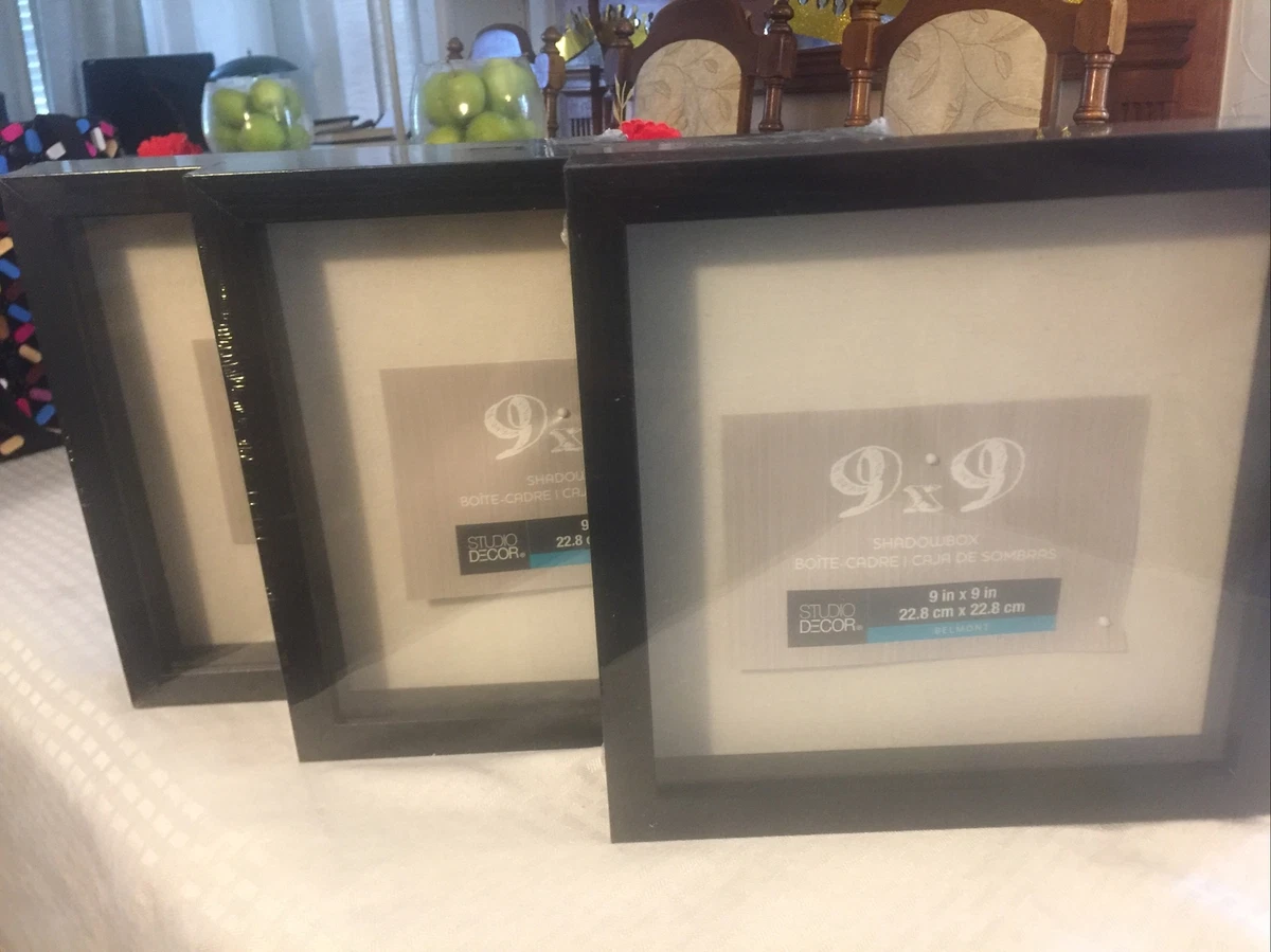 NEW Studio Decor Shadow Box Belmont 9x9 eBay