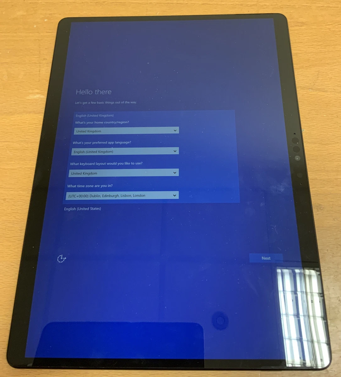 Microsoft Surface Pro X 13” 8GB 128GB Model 1876
