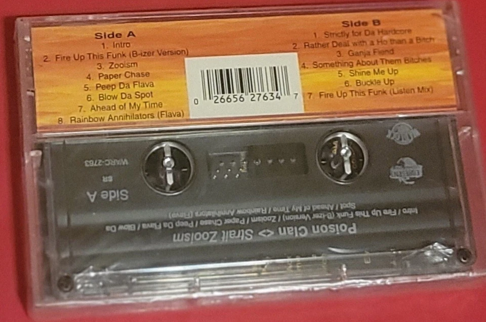 Poison Clan – Strait Zooism (Cassette Tape, 1995, Warlock Records) - Image 3 of 4