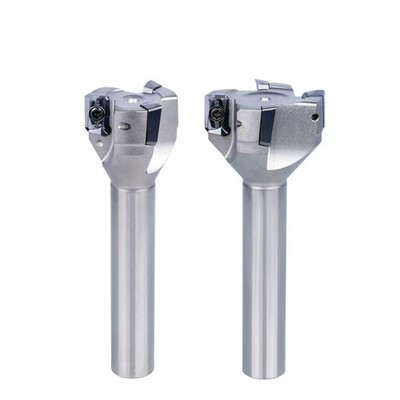 Integrated Right Angle Milling Cutter 25mm 32mm Aluminium Face Polishing Shank