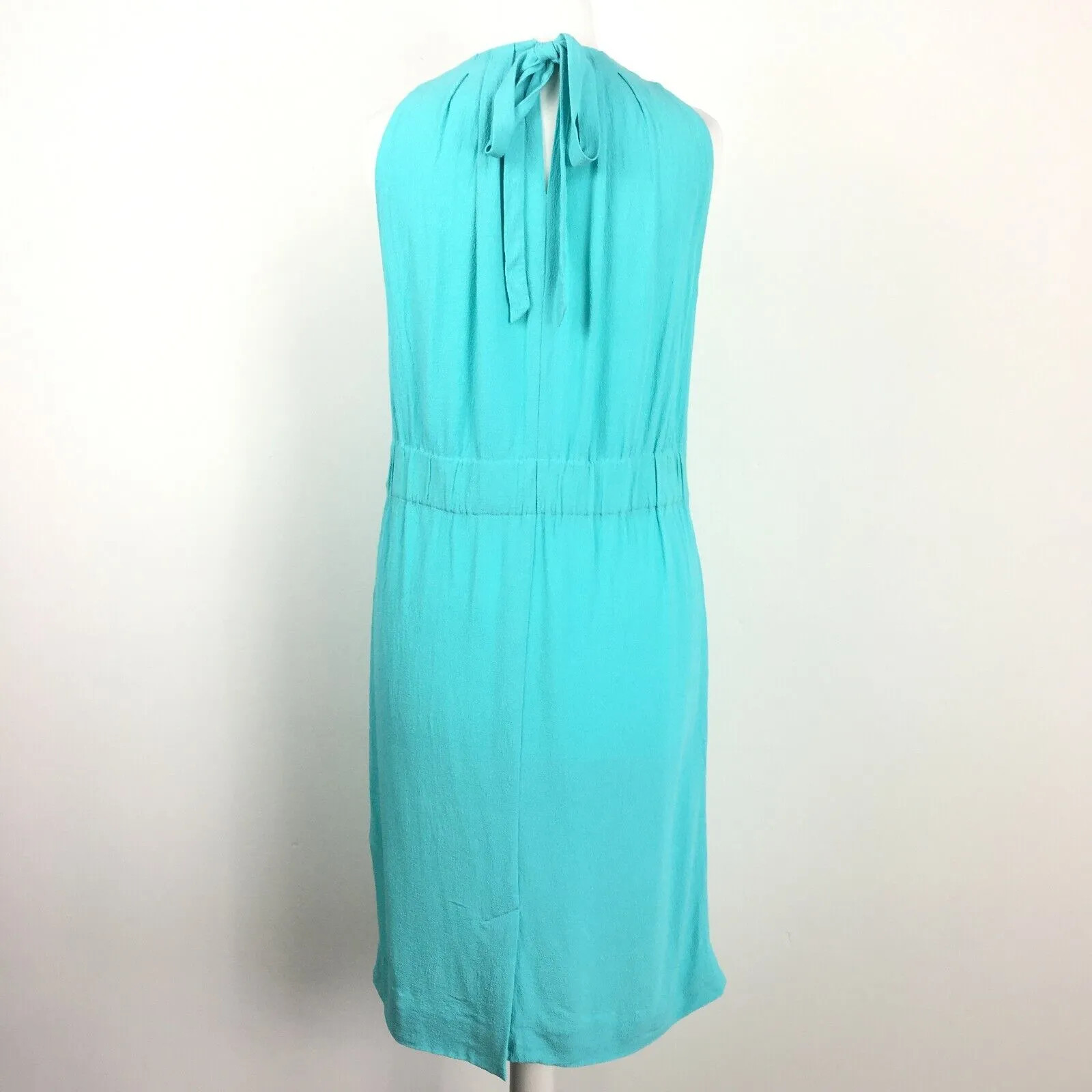 Kate Spade Dress 8-10 UK Aqua Blue Green Halter thumbnail 2