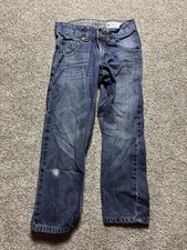 Children  s Boys Lee Straight Relaxed Fit Blue Denim Jeans Size 8 NEW