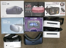 Lot of 9 VR Headsets 6 Open Box 1208-02M