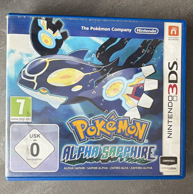 Pokémon Alpha Sapphire für Nintendo 3DS   Originalverpackung/Spielhülle (3DS)
