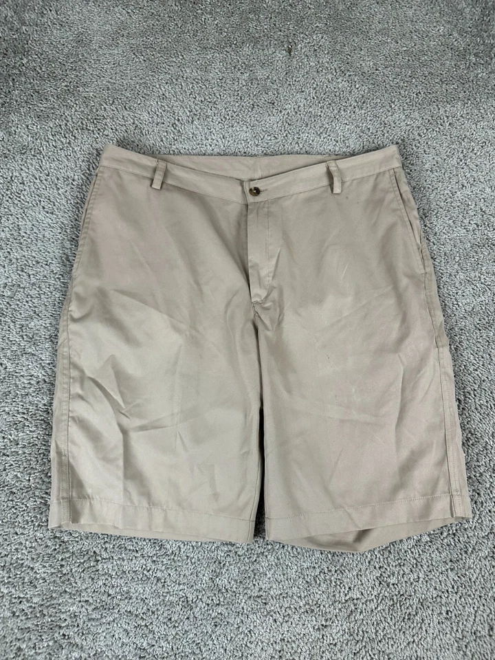 Pantalones Cortos de Golf PING Para Hombres 36 Beige SensorCool Ligeros Bolsillos Chinos Foto 2 de 4