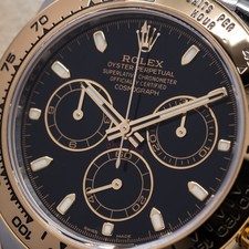 Rolex Daytona Chronograph Two Tone 18k gold and steel black dial, 2021 full set! 4