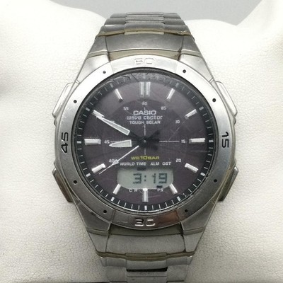 Casio Wave Ceptor Mens Watch 42mm Ana-Digi Tough Solar WVA-470 5052 8.25''
