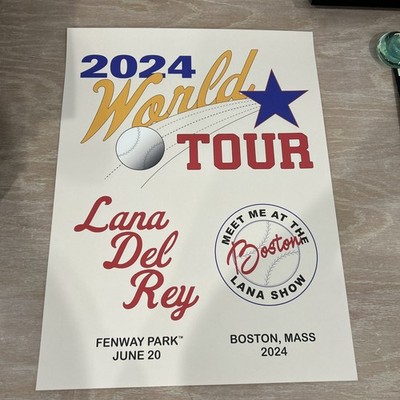 Lana Del Ray : 2024 World Tour - Boston  - Official merch 