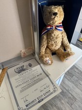 Steiff Otto Teddy Bear 1912 Limited Edition 1992 Medium 406744 Box Certificate