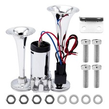 600DB Dual Train Horn 12V Pickup Truck Boat Car Horns Kit With Compressor