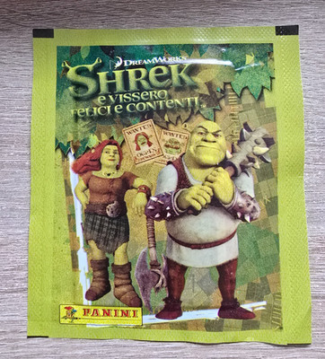 Panini 1 Tüte Shrek Forever After Bustina Pochette Packet Pack Sticker