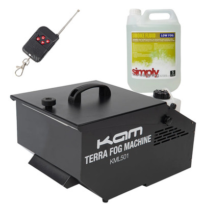 KAM Terra Nebelmaschine Raucharmmaschine Mister Kool 700W Konvolut