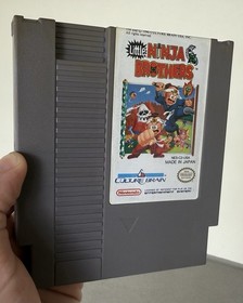 Little Ninja Brothers Original NES Game Cartridge Only W/ Nintendo Protect Case