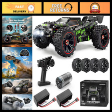 Fast 50 MPH Brushless RC Car 1/14 Scale, 4x4 Offroad Waterproof Electric Truck,