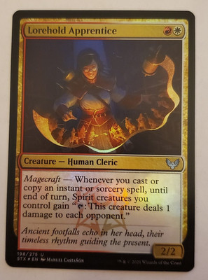 1x Lorehold Apprentice FOIL Strixhaven MTG Magic the Gathering NM