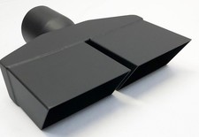 Exhaust Tip 2.50 In Inlet 8.25 X 2.25 Rectangle 8.25 In Lg Dual Slant Split Hi Exhaust Tip 2.50 In Inlet 8.25 X 2.25 Rectangle 8.25 In Lg Dual Slant Split Hi