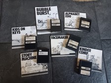 Lot Of 6 Commodore 64 Cartirdges Spinnaker Learning Games Alaphabet Zoo Works