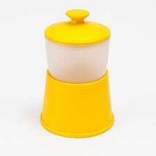 Half Boiled Egg Cooker   Manual Egg Steamer Yellow 
