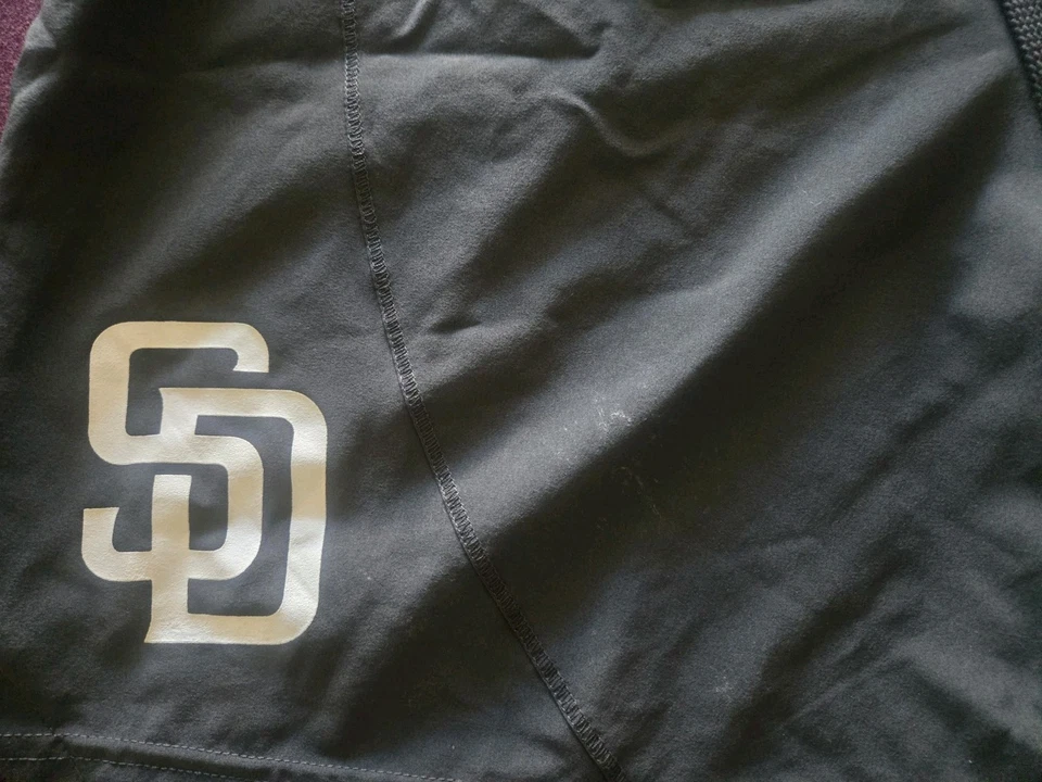 Pantalones Cortos Nike Air Jordan Dri Fit Equipo de los Padres de San Diego Gris XL USADOS EN EXCELENTE ESTADO Foto 2 de 4