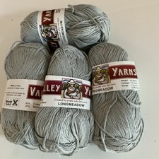 Yarn Longmeadow by Valley Yarns Cotton/Microfiber Color Grey 136 