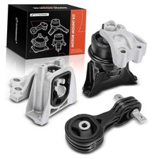 3PCS Front Engine Motor Mount Transmission Mount Torque Strut Mount Set