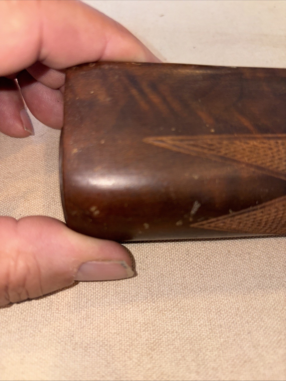 Used  Semi Auto Shotgun Checkered Forend / Forearm Wood Unknown Maker