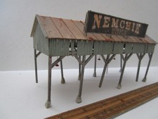 HO 1/87 Scale Pro Wood Built Vintage Industrial Shed Building For Train layout