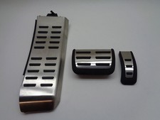 Original Audi RS5 8T RS4 Pedalkappen Bremspedal Gaspedal Fußstütze 8K1864777 Alu