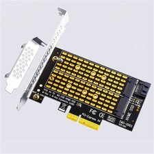 PCIE to M2 SSD Adapter M.2 NVME M Key to PCI Express 4.0 X4 Riser Card