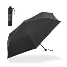 Protect U Foldable UV Umbrella Black Sun Rain Lightweight Wide Model Japan New