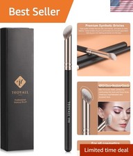 370S Mini Nose Contour Brush - Elegant Synthetic Concealer for Flawless Blending