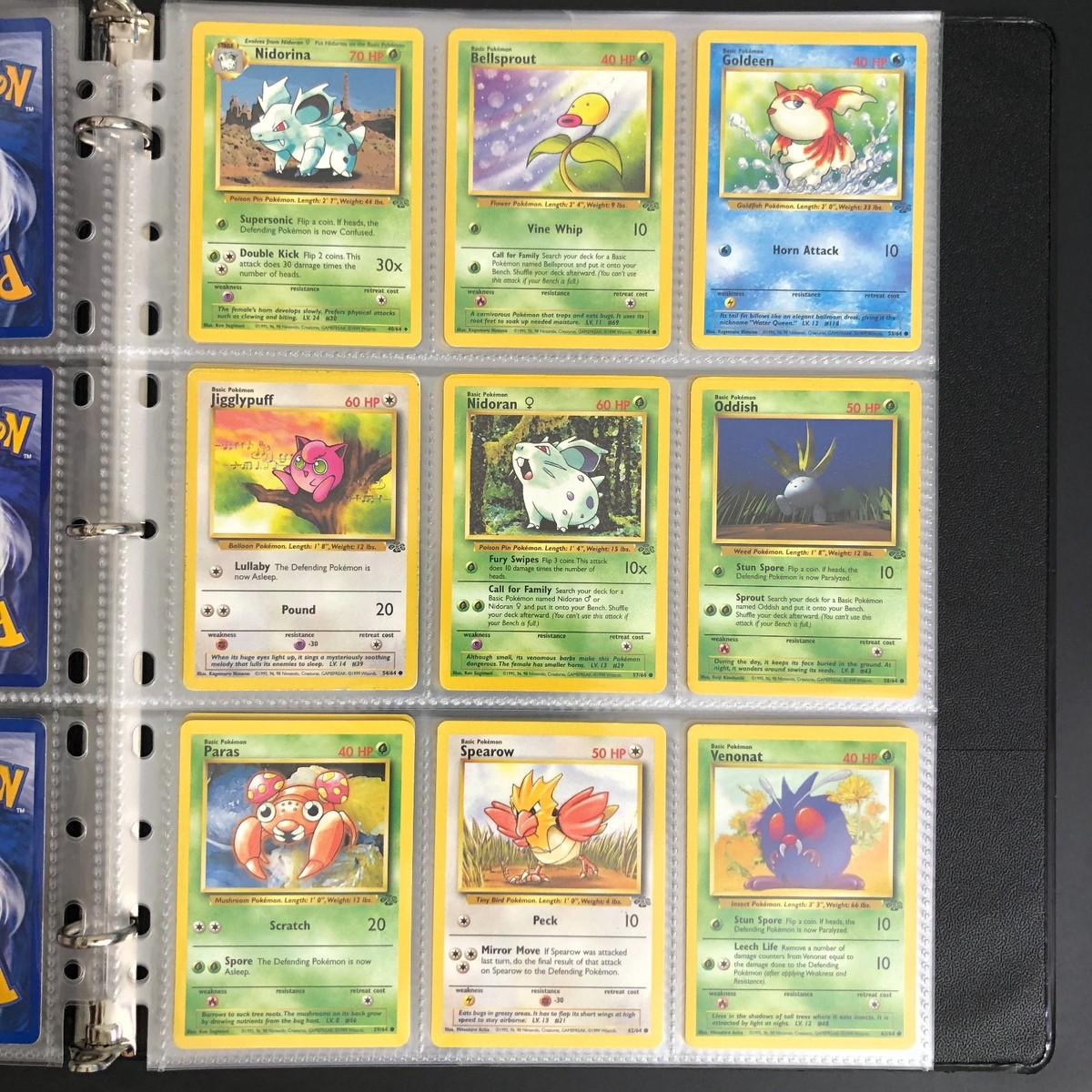 Pokémon Card Binder Collection - SL Base, Jungle, Fossil, Gym Sets