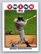 2008 Topps #626 Mike Redmond Minnesota Twins