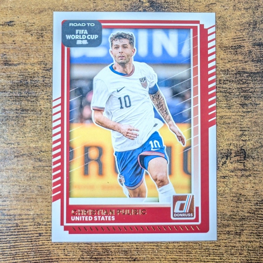 2025-26 Donruss Road to FIFA World Cup Christian Pulisic #25 Base USA